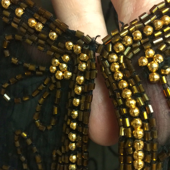 πFESTIVE SHEER BEADED JACKET - Picture 4 of 10